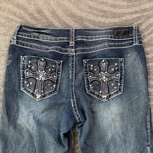 Natural Reflections Dark Blue Denim Pants